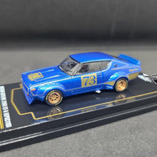 Load image into Gallery viewer, Nissan Skyline 2000 GT-R (KPGC110) Racing Concept 1972 Blue INNO64