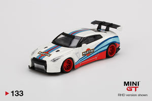 LB WORKS Nissan GT-R (R35) Martini Racing #133 Mini GT  MiJo Exclusive