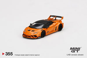 LB★WORKS Lamborghini Huracán GT Arancio Borealis #355 Mini GT