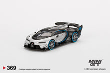 Load image into Gallery viewer, Bugatti Vision Gran Turismo Silver #369 Mini GT (Asia Exclusive)