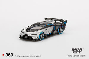 Bugatti Vision Gran Turismo Silver #369 Mini GT (Asia Exclusive)