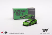 Load image into Gallery viewer, Lamborghini Huracán EVO Verde Mantis #328 Mini GT MiJo Exclusive