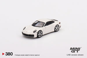 Porsche 911 (992) Carrera S White #380 Mini GT