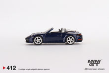 Load image into Gallery viewer, Porsche 911 Targa 4S Gentian Blue Metallic #412 Mini GT MiJo Exclusive