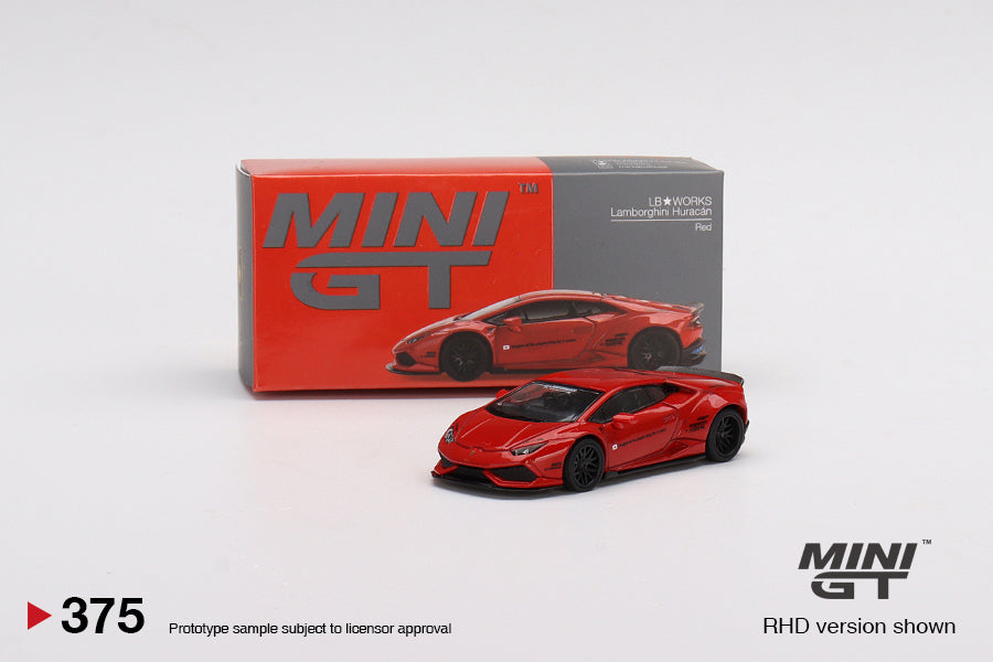 LB★WORKS Lamborghini Huracan ver. 2 Red #375 Mini GT