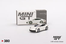 Load image into Gallery viewer, Porsche 911 (992) Carrera S White #380 Mini GT