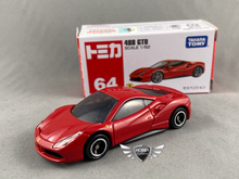 Load image into Gallery viewer, Ferrari 488 GTB #64 Tomica