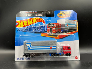 Optimus Prime Transformers Track Fleet Hot Wheels