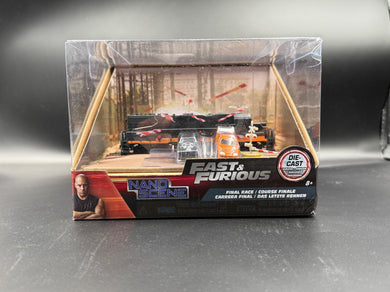 Final Race / Carrera Final Fast & Furious NANO SCENE Diorama Jada