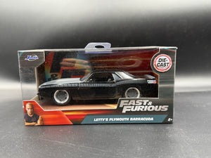 Letty’s Plymouth Barracuda Fast & Furious Jada 1:32