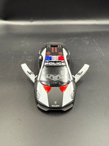 5″ DIE CAST LAMBORGHINI POLICE CAR Pullback