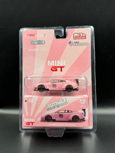 LB Works Nissan GT-R R35 Pink Pig MiJo Exclusive Mini GT #76