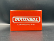 Load image into Gallery viewer, 1975 Mitsubishi Lancer Celeste Matchbox Exclusive