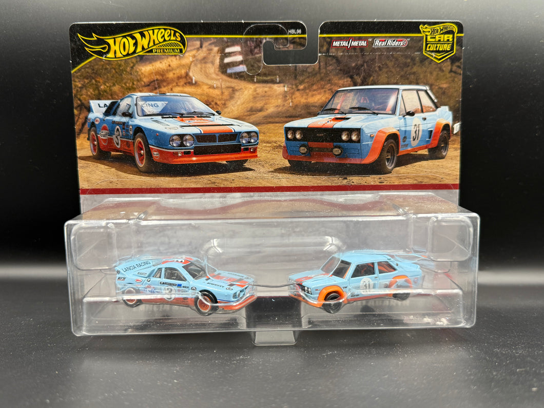 Lancing Rally 037 / Fiat 131 Abarth 2PK Car Culture Hot Wheels