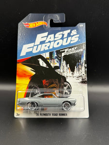 70 Plymouth Road Runner Fast & Furious (THE FAST AND THE  FURIOUS) Hot Wheels