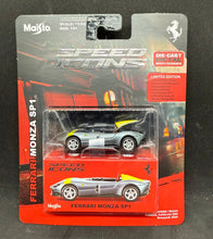 Load image into Gallery viewer, Ferrari Monday SP1 SILVER SPEED ICONS Maisto 1:64 Scale