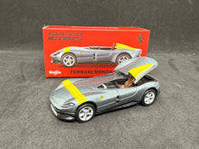 Load image into Gallery viewer, Ferrari Monday SP1 SILVER SPEED ICONS Maisto 1:64 Scale