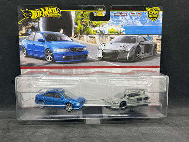 Audi S4 Quattro / Audi R8 LMS Walmart Exclusive 2pk Car Culture Hot Wheels