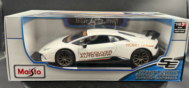 Lamborghini Huracan Performnte WHT “Vancouver International Auto Show” Maisto 1:18