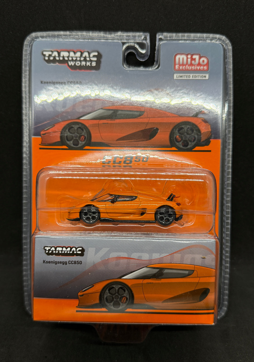 Koenigsegg CC850 Orange Metallic “Global64” Series MiJo Exclusive Tarmac Works