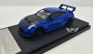 Fast & Furious GT-R (R35) Carbon Blue Normal Edition Mini Station