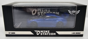 Fast & Furious GT-R (R35) Carbon Blue Normal Edition Mini Station