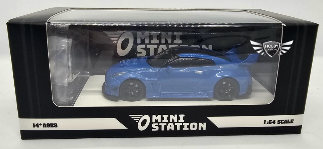 Fast & Furious GT-R (R35) Black Wheel w/Figure Mini Station