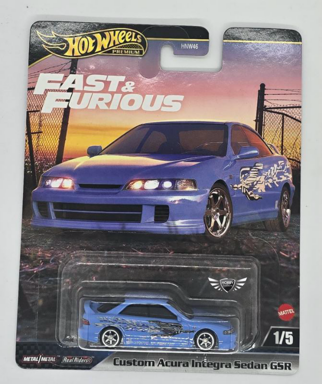 Custom Acura Integra Sedan GSR Fast & Furious Premium Hot Wheels