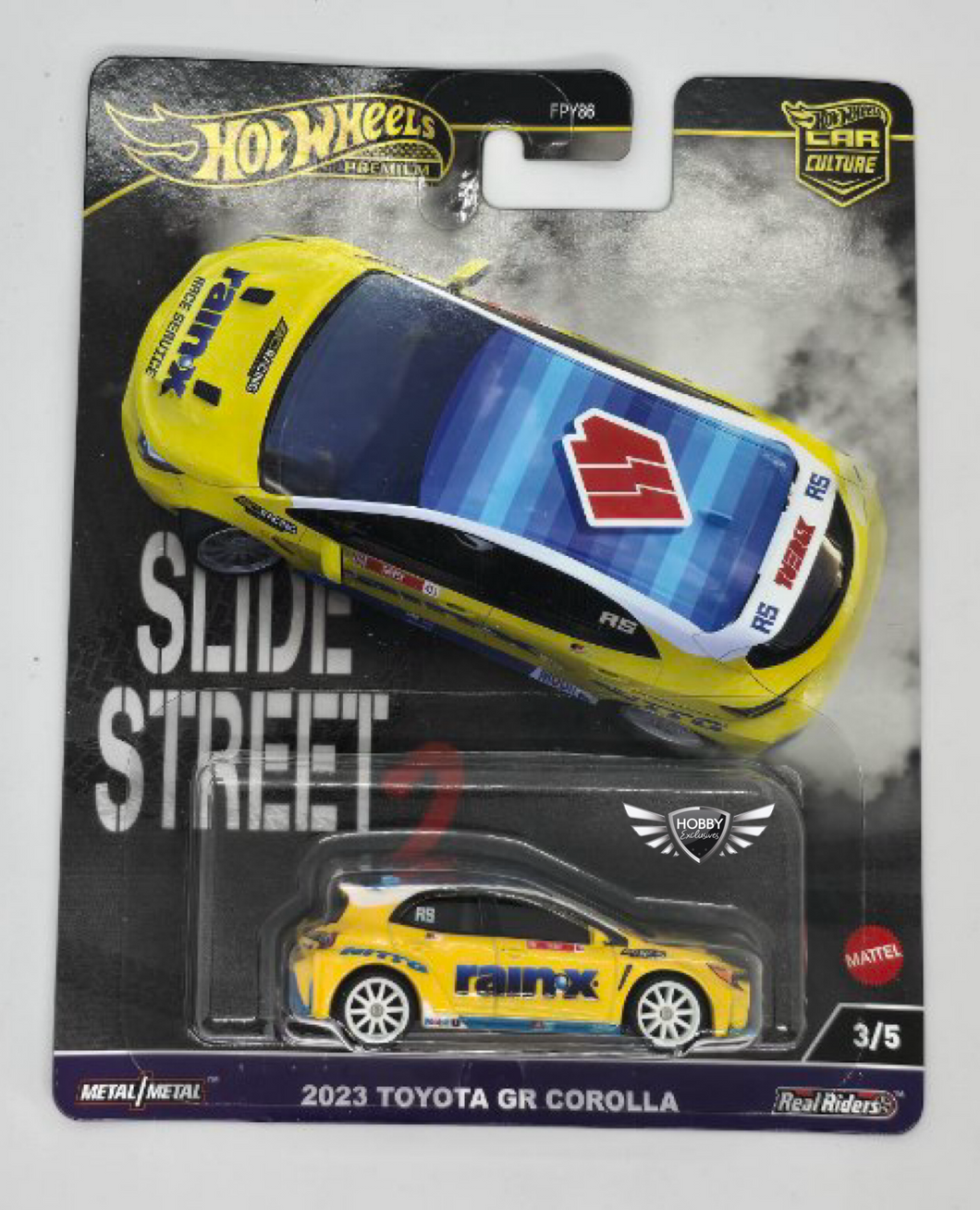 2023 Toyota GR Corolla Slide Street2 Car Culture Hot Wheels