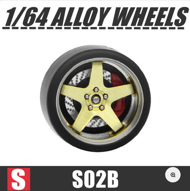 1/64 Scale Wheels 9.5mm Carlomo S-Class (1)