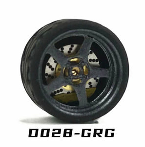 1/64 Scale Wheels 11mm Carlomo D-Class (3)