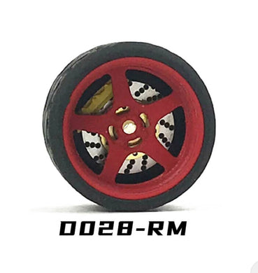 1/64 Scale Wheels 11mm Carlomo D-Class (3)