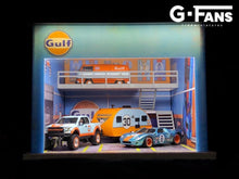 Load image into Gallery viewer, Gulf Double Storey Garage G-Fan Diorama