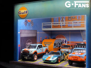 Gulf Double Storey Garage G-Fan Diorama