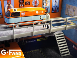 Gulf Double Storey Garage G-Fan Diorama