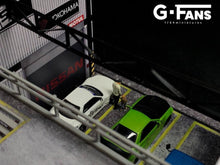 Load image into Gallery viewer, Nissan Double Storey Garage Diorama G-Fan