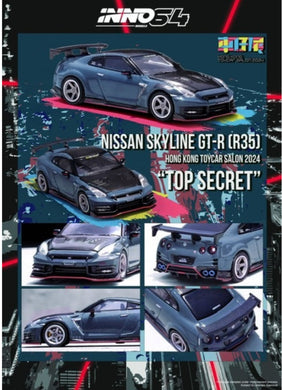 Pre-Order 1:64 Nissan GT-R (R35) Nismo 2024 Tuned by “TOP SECRET “ INNO64