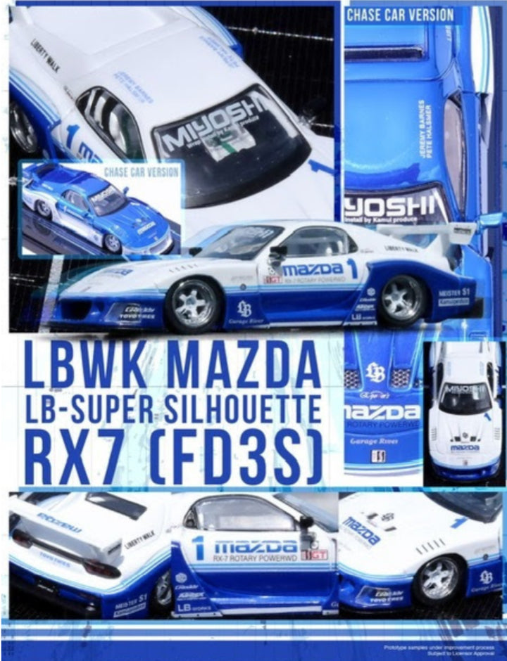 PRE-ORDER 1:64 Mazda RX7 (FD3S) LB-Super Silhouette INNO64