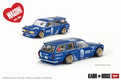 Datsun KAIDO 510 Wagon Blue KaidoHouse #011