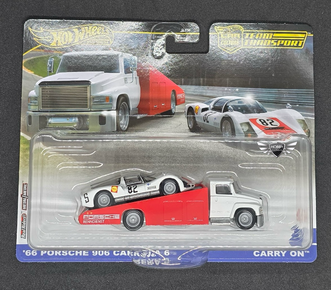 66 Porsche 906 Carrera 6 / Carry On HW Team Transport #66