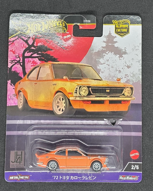 72 Toyota Corolla Levin Japan Historic4 Car Culture Hot Wheels