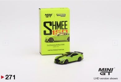 Ford Mustang Shelby GT500 Grabber Lime MINI GT x Tarmac Shmee150