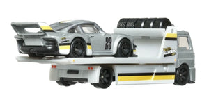 Hot Wheels Premium Legends Transport Hauler Porsche 934.5 & Fleet Street Hauler