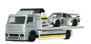 Hot Wheels Premium Legends Transport Hauler Porsche 934.5 & Fleet Street Hauler