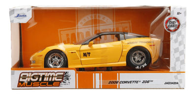 Jada 1/24 “BIGTIME Muscle” 2006 Corvette Z06 Yellow