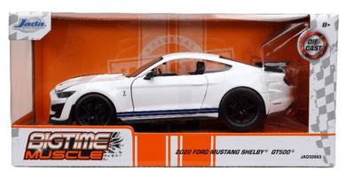 Jada 1/24 “BIGTIME Muscle” 2020 Ford Mustang Shelby GT500 Glossy White