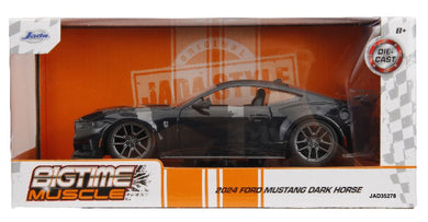 Jada 1/24 “BIGTIME Muscle” 2024 Ford Mustang Dark Horse Blue Ember