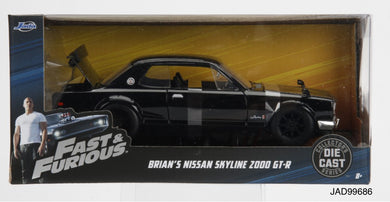 Jada 1/24 “Fast & Furious” Brian’s Nissan Skyline 2000 GT-R