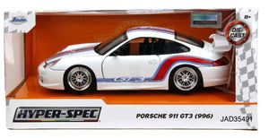 Jada 1/24 “Hyper Spec” 2006 Porsche 911 GT3 RS (996.1)