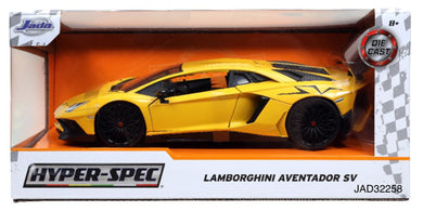 Jada 1/24 “Hyper Spec” Lamborghini Aventador SV- Yellow